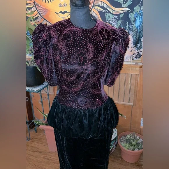 Scott McClintock | Dresses | Vintage Scott Mcclintock 8s Formal Dress  Ruffle Bow In The Back Barbie 2 | Poshmark